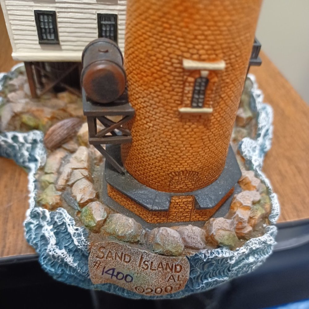 FINAL MARKDOWN LAST CHANCE Vintage Harbour Lights Sand Island Alabama Lighthouse